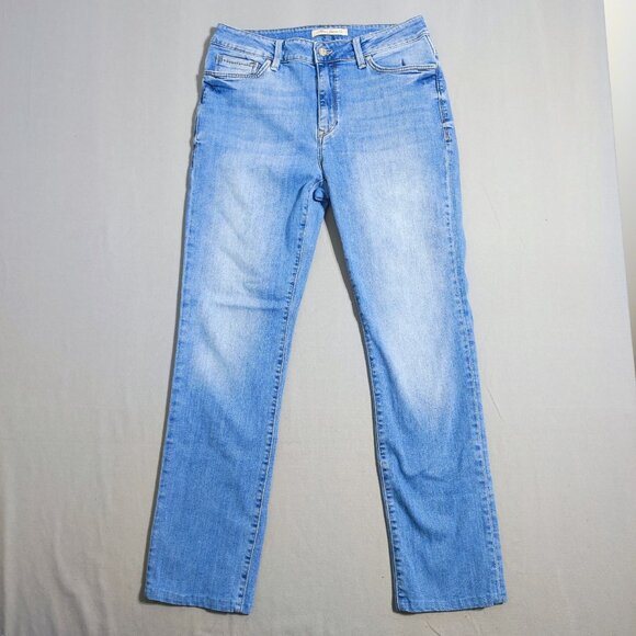 Mavi Jeans Kendra High-rise straight leg women's size 31 hard washed blue - Picture 1 of 14